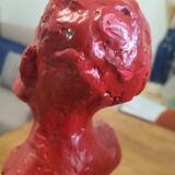 Emile Drox face statue sculpture