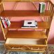 Vintage rattan bookshelf