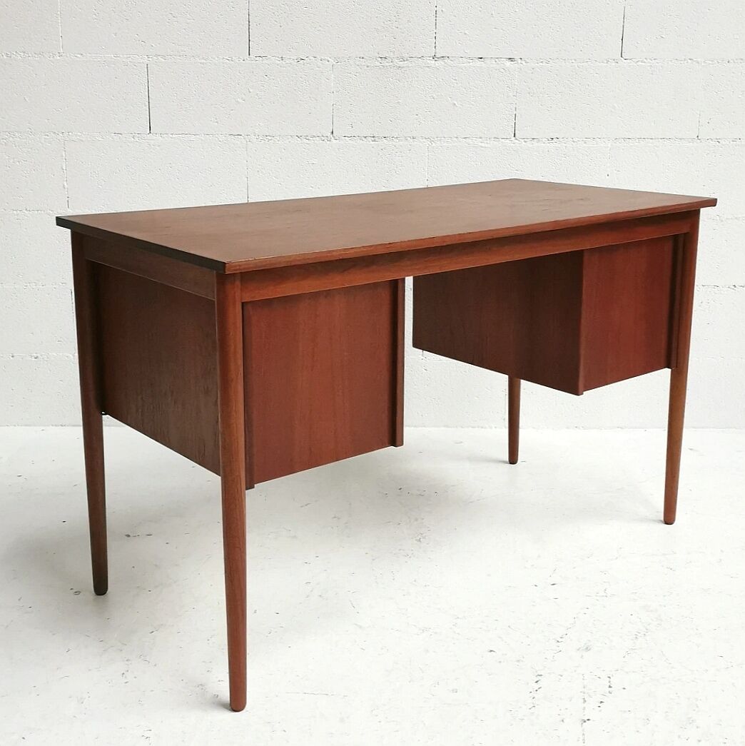 Gunnar Nielsen's Scandinavian Teak Office, Tibergaard, 1960
