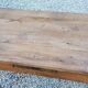Oak farmhouse coffee table with spindle legs and one drawer, late 19th century