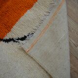Handmade moroccan berber carpet 253 x 146 cm