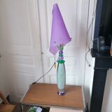 Lampe résine et plexi edition formes et volumes design hauteur: 110 cm