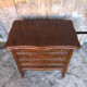Travailleuse Commode 3 Tiroirs Bois Vintage