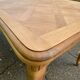 Large Louis XV dining table stripped in solid cherry wood 1970 270cm