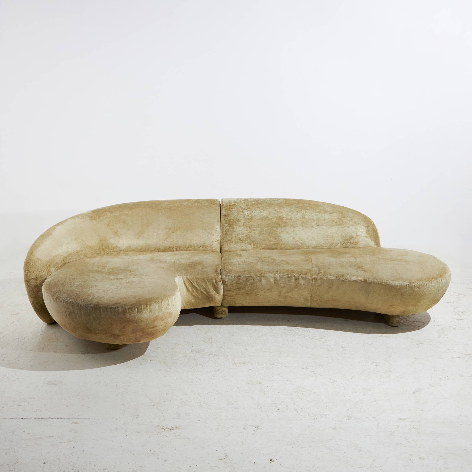 Velvet Sofa by Roberto Lazzeroni for IPE Cavalli, 1990s (MK9432)
