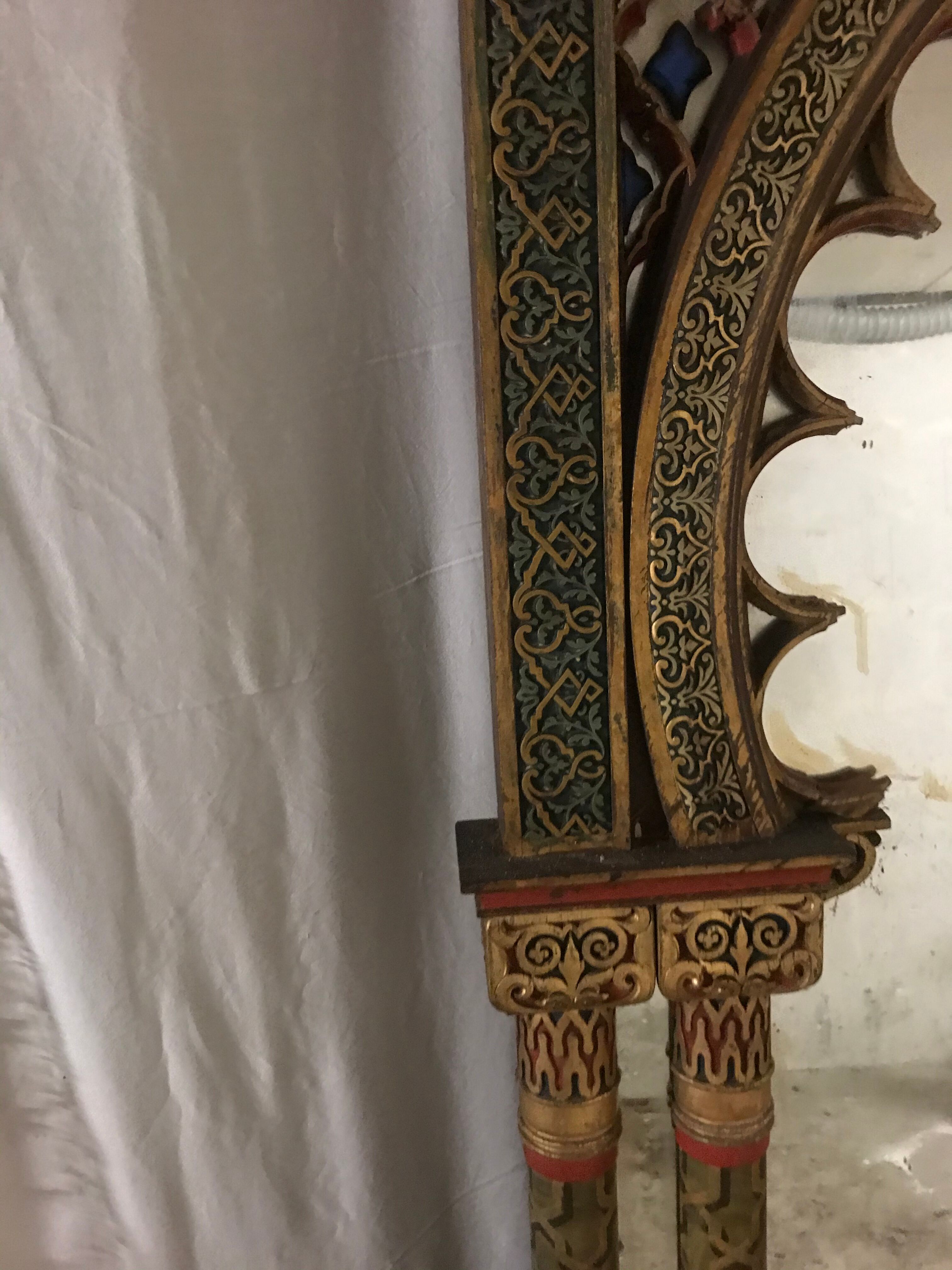 Old Radjastan mirror arch 190x120 cm