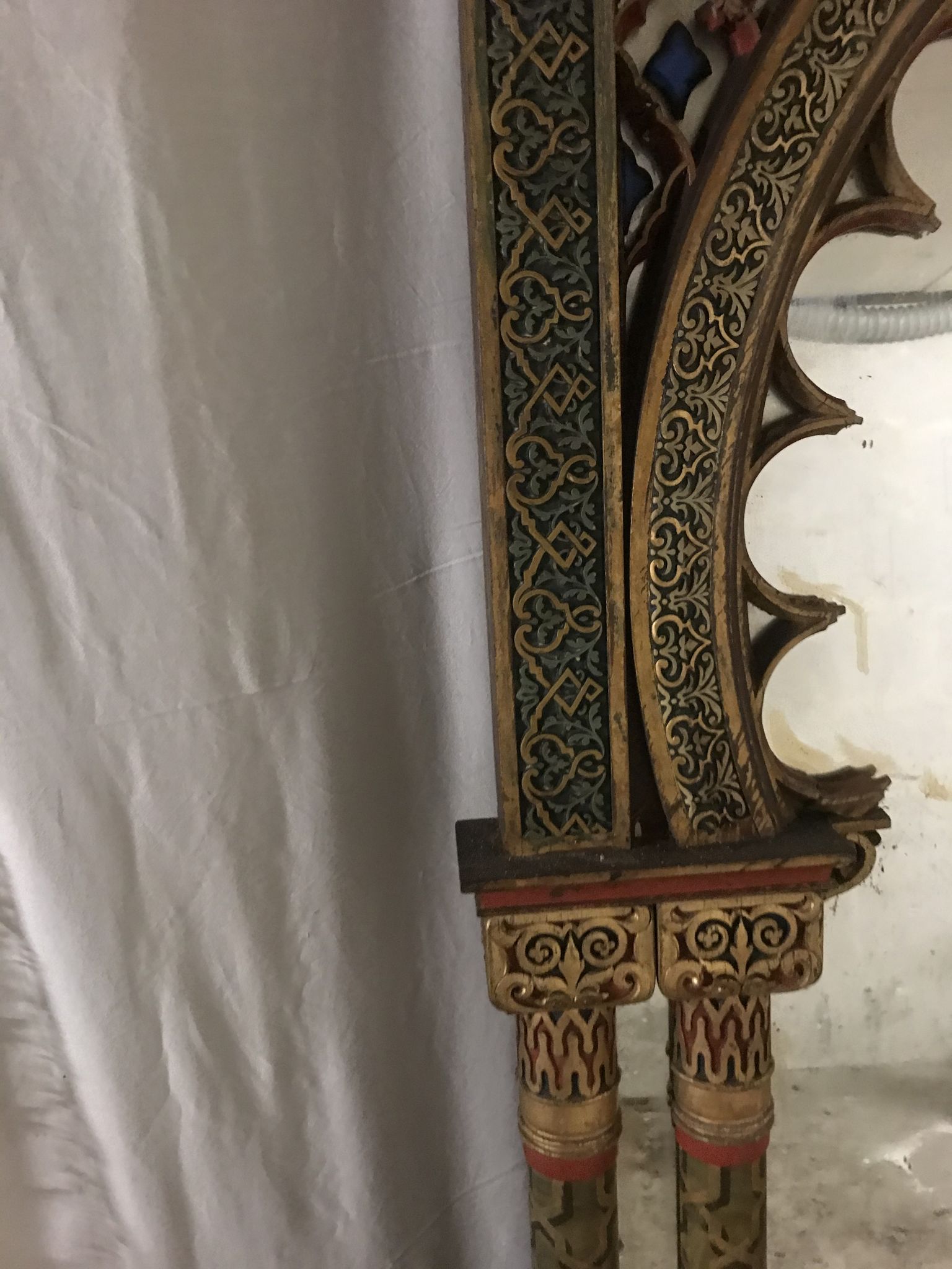 Old Radjastan mirror arch 190x120 cm