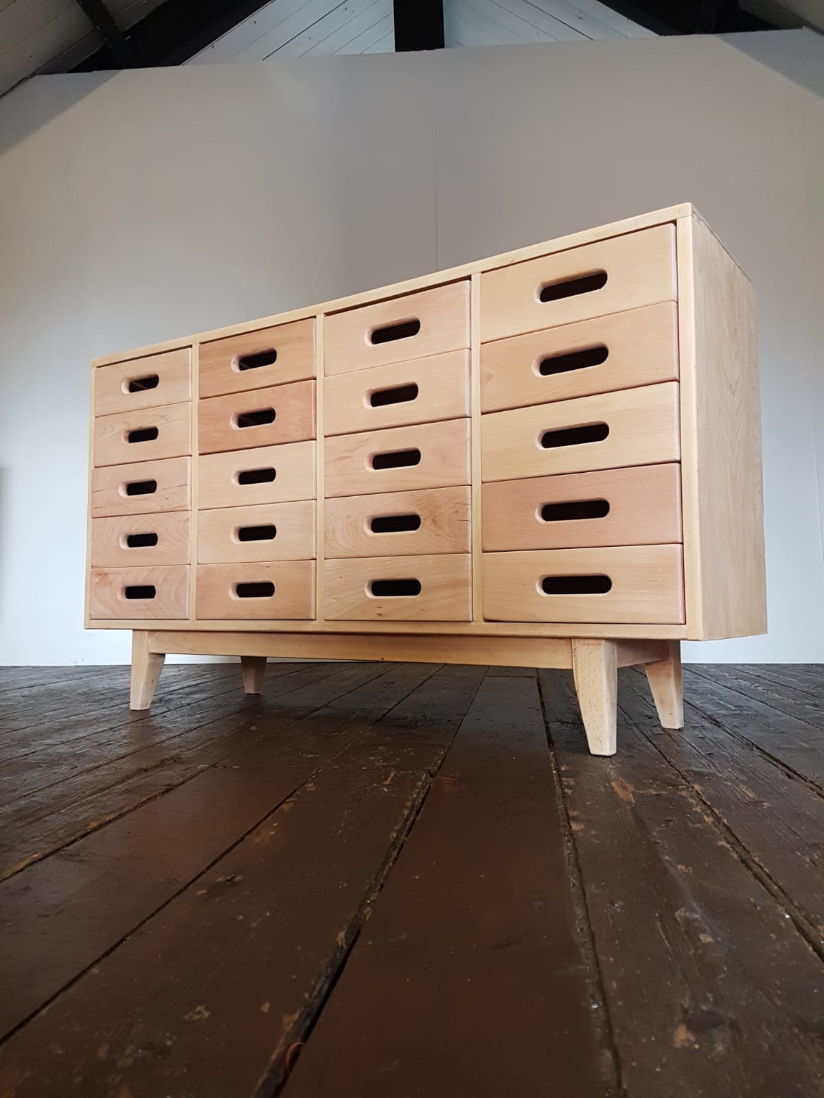 Merchandising chest of drawers by James Leonard Esavian
