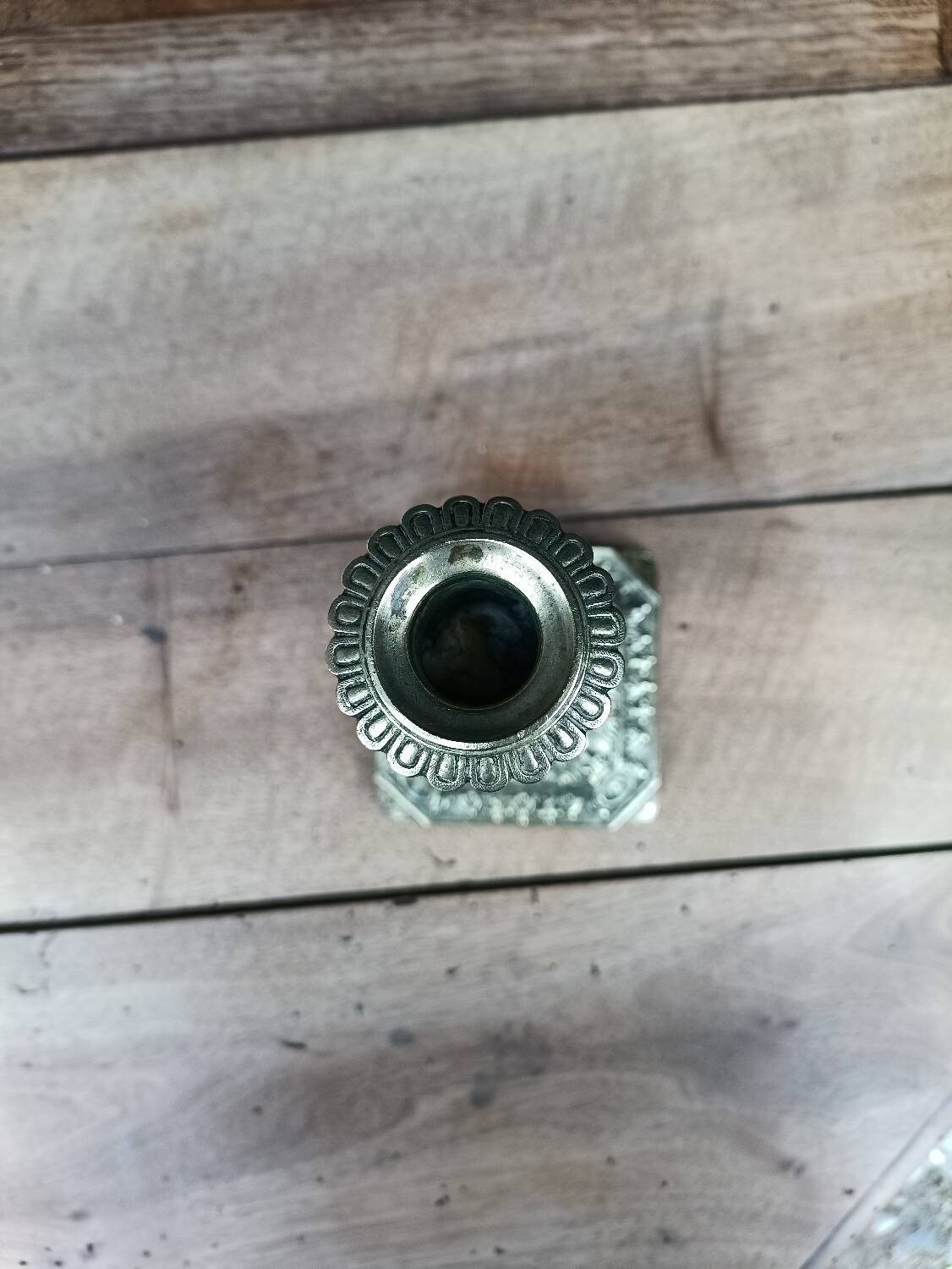 Bougeoir second Empire en bronze