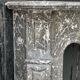 Fireplace Napoleon III in grey marble Saint-anne