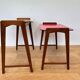 Set of two design formica nesting tables - Czechoslovakia, around 1960s