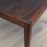 Table basse en palissandre, design danois, années 1970, production : Danemark