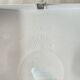 Wall light ceiling light thick glass Holophane 1970 1980 seventies eighties LAMP-7358