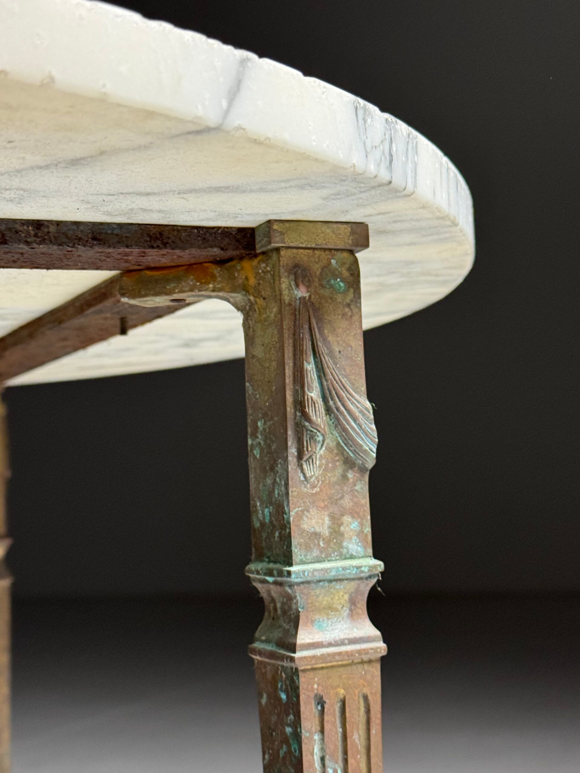 Vintage marble coffee table