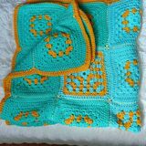 Crochet plaid, Granny squares