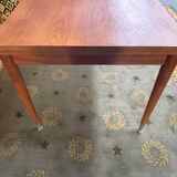 Scandinavian dining table with two extensions