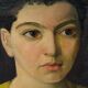 Art deco portrait, 1930, oil on canvas, framed,Robert Geenens (1896-1976)