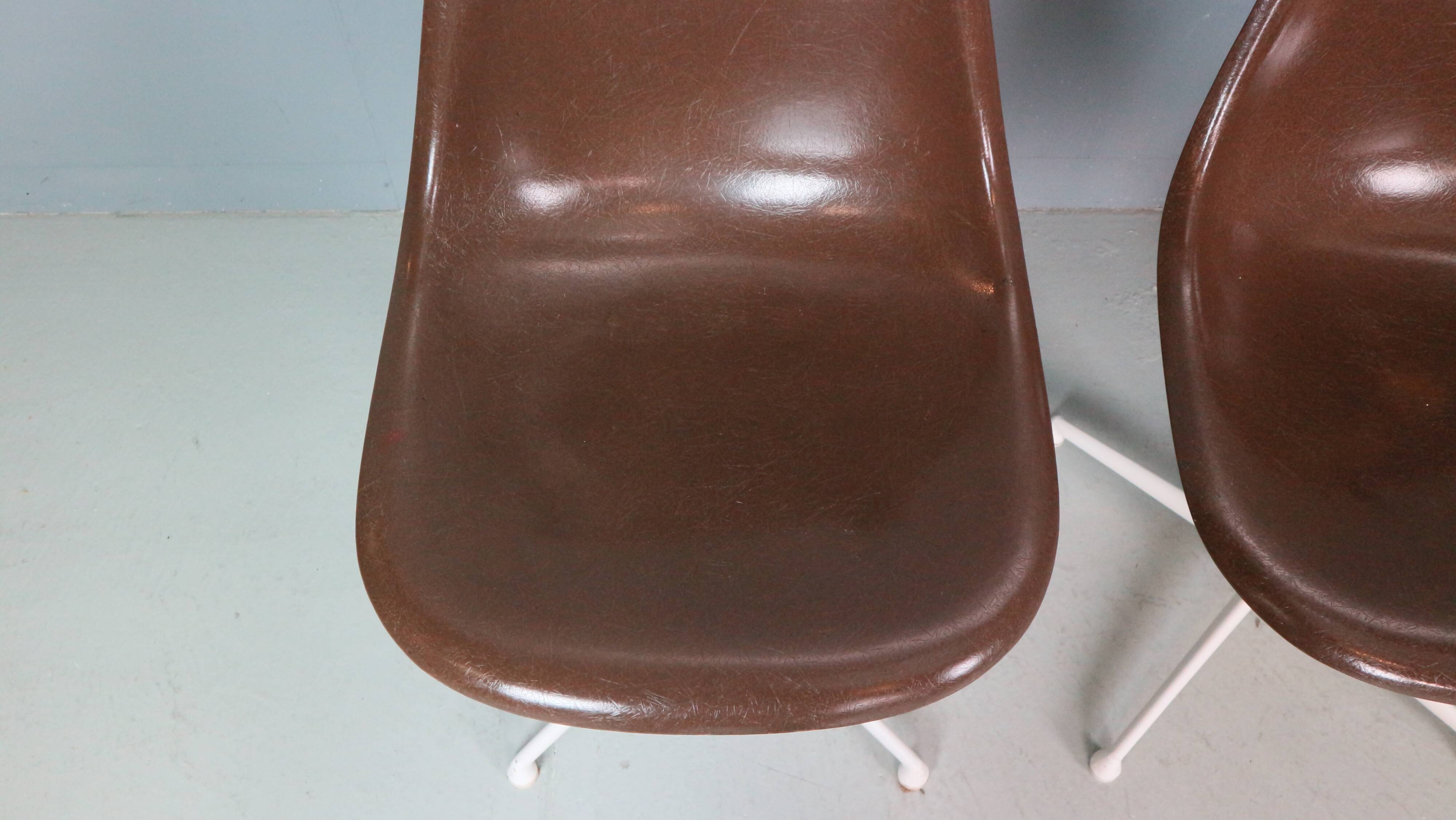 Charles & Ray Eames Set of 4 "La Fonda" Chairs for Herman Miller, 1960