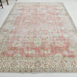 Farmhouse floral vintage area rug 322x219cm