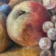 Antique oil painting on canvas "Still Life with Fruit" signed O. Leblond 1922