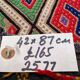 Vintage Turkish mini kilim 42x87 cm wool small kelim runner, shabby chic 2577