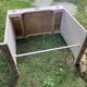 Bureau enfant rose poudré vintage