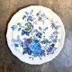 Round Mason's plate in polychrome ironstone, "Belvedere" service - early 20th century.