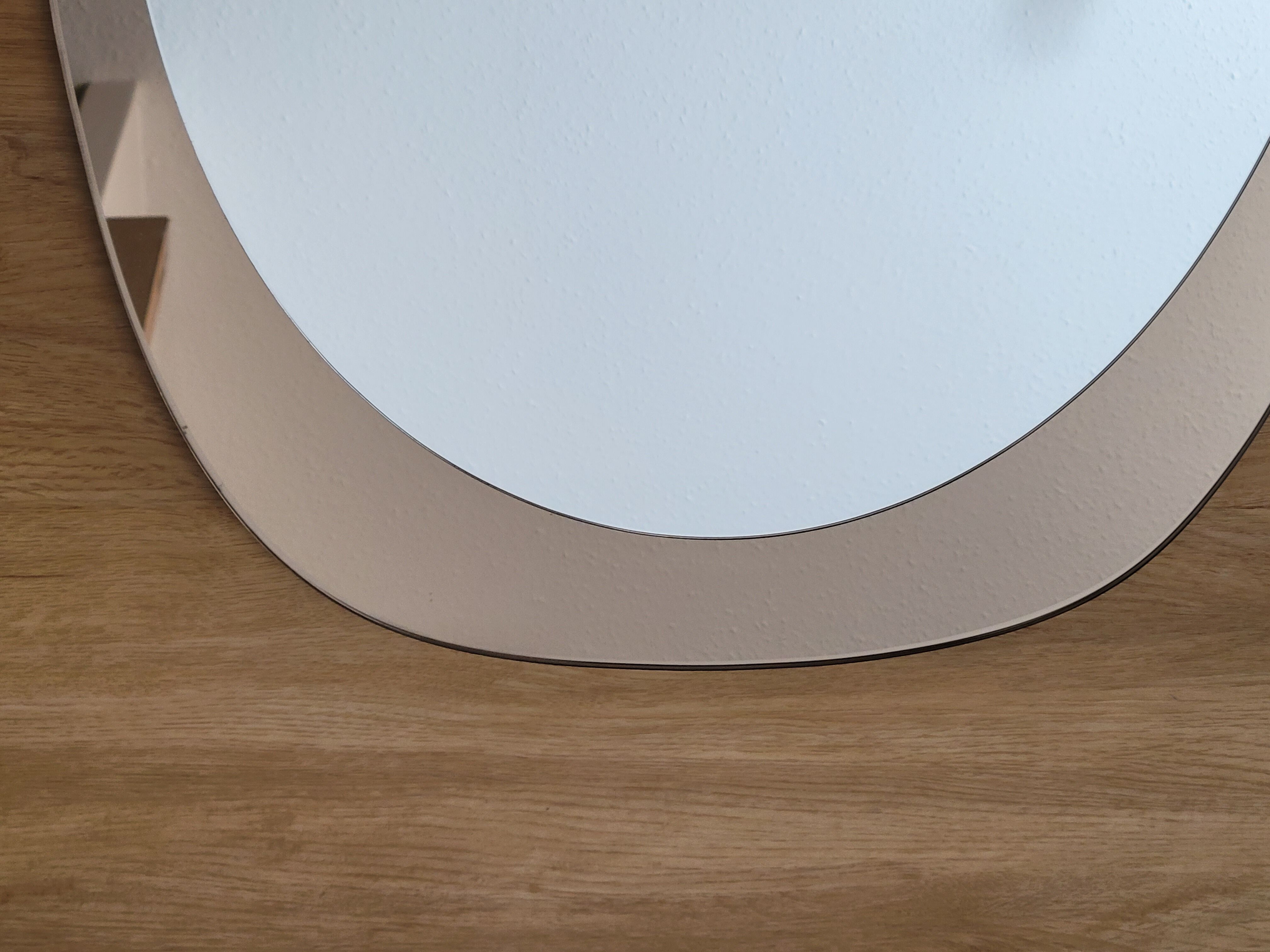 Two-tone wall mirror vintage design Italy