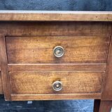 Antique walnut desk with pull-out drawers