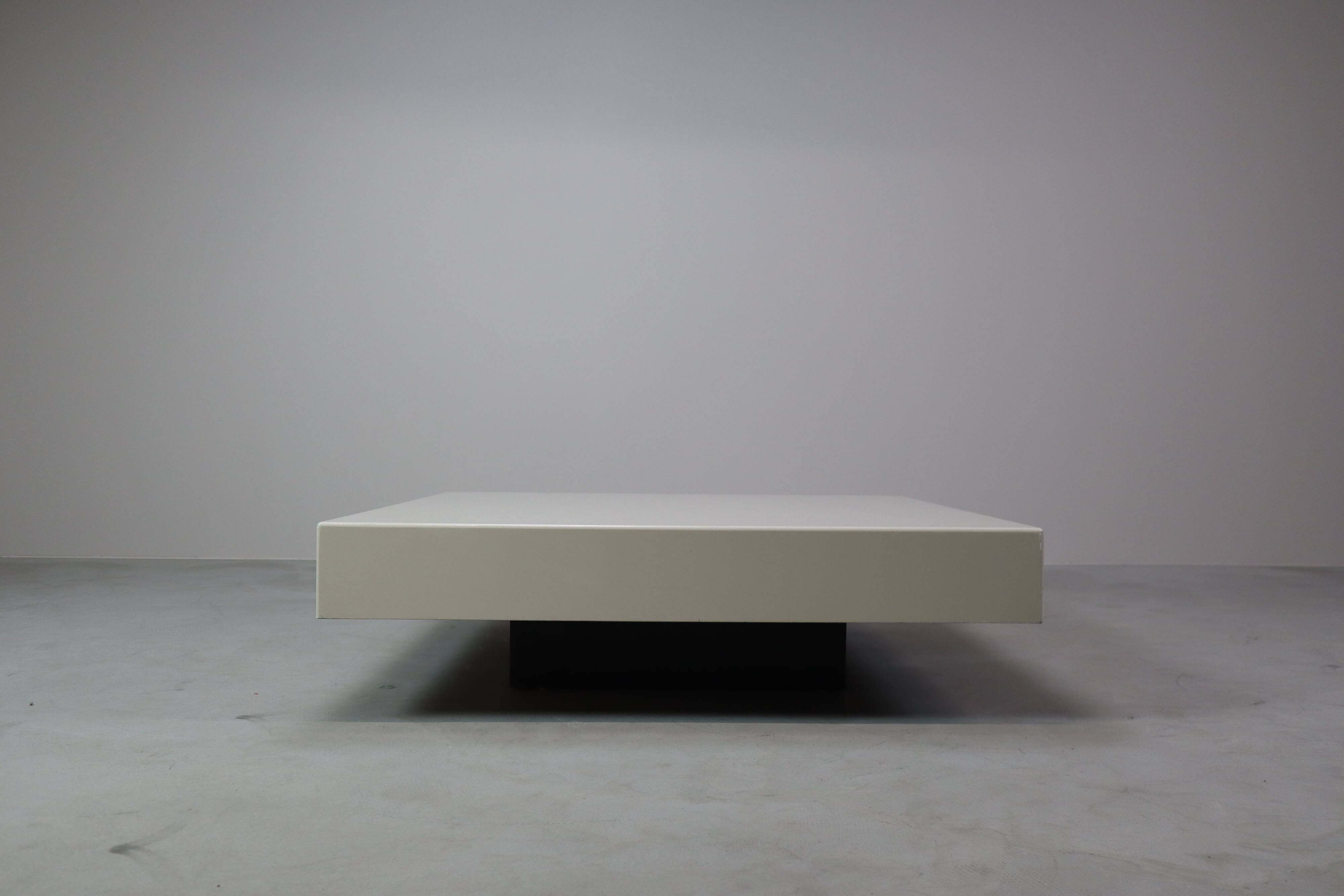 Sleek vintage minimalist coffee table