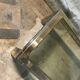Chrome and brass coffee table 1970
