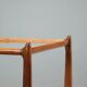 Vintage kitchen sideboard in beech and glass, design, Italy, 1950s