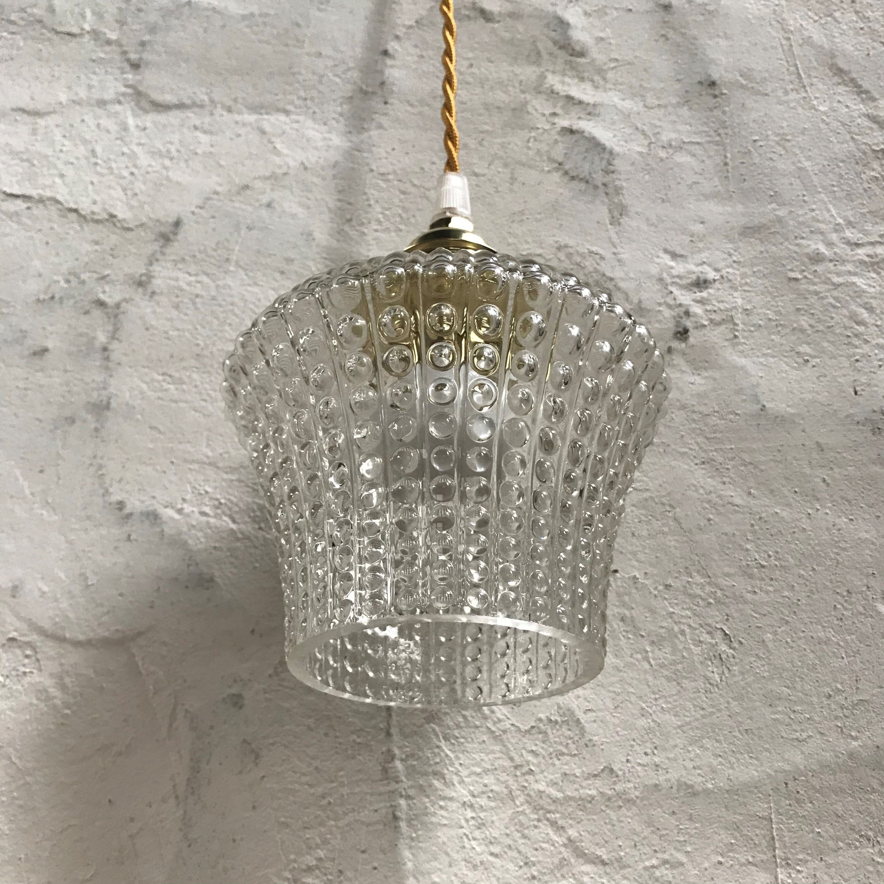 Baladeuse en verre vintage