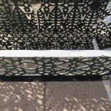 Aluminum cast iron garden table