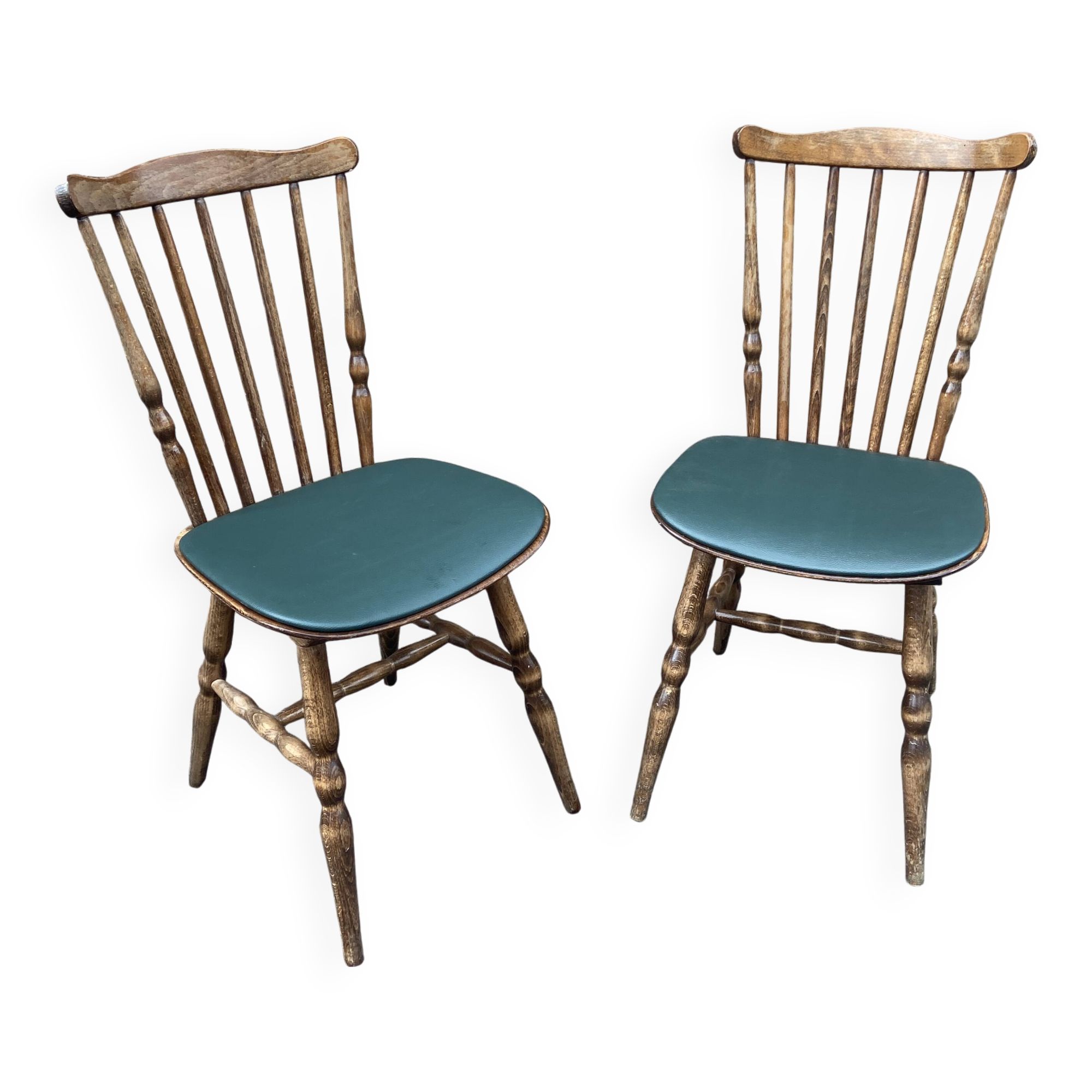 2 vintage Baumann Restaurant cafe chairs