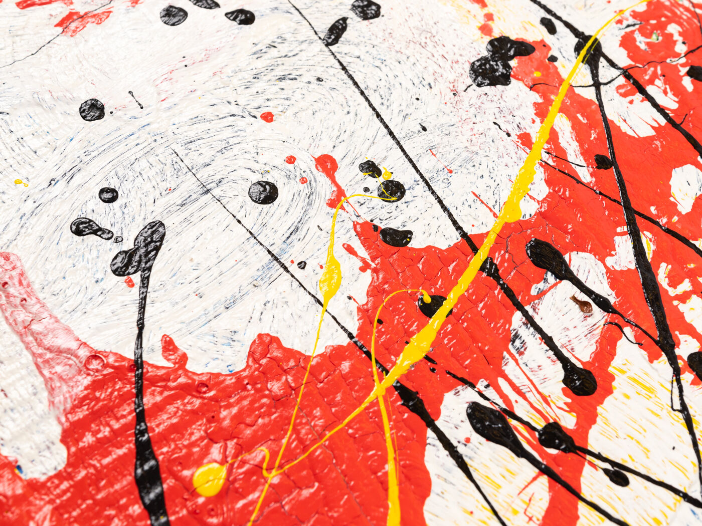 Abstract Composition I, Oil/Acrylic on Canvas, 82 x 103 cm