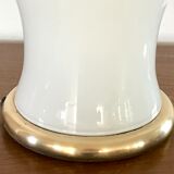 Vintage opaline lamp and brass 50 cm