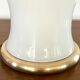 Vintage opaline lamp and brass 50 cm