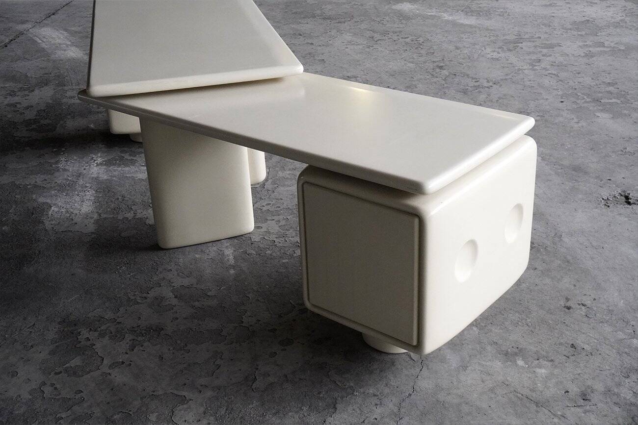 Jet Corner Desk by Ernest Igl for Wilhelm Werndl, Germany, 1970s