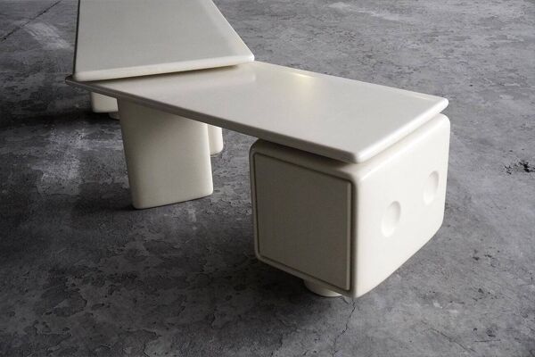 Bureau d'angle Jet par Ernest Igl pour Wilhelm Werndl, Allemagne, années 1970.