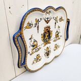 Old Gien earthenware serving dish