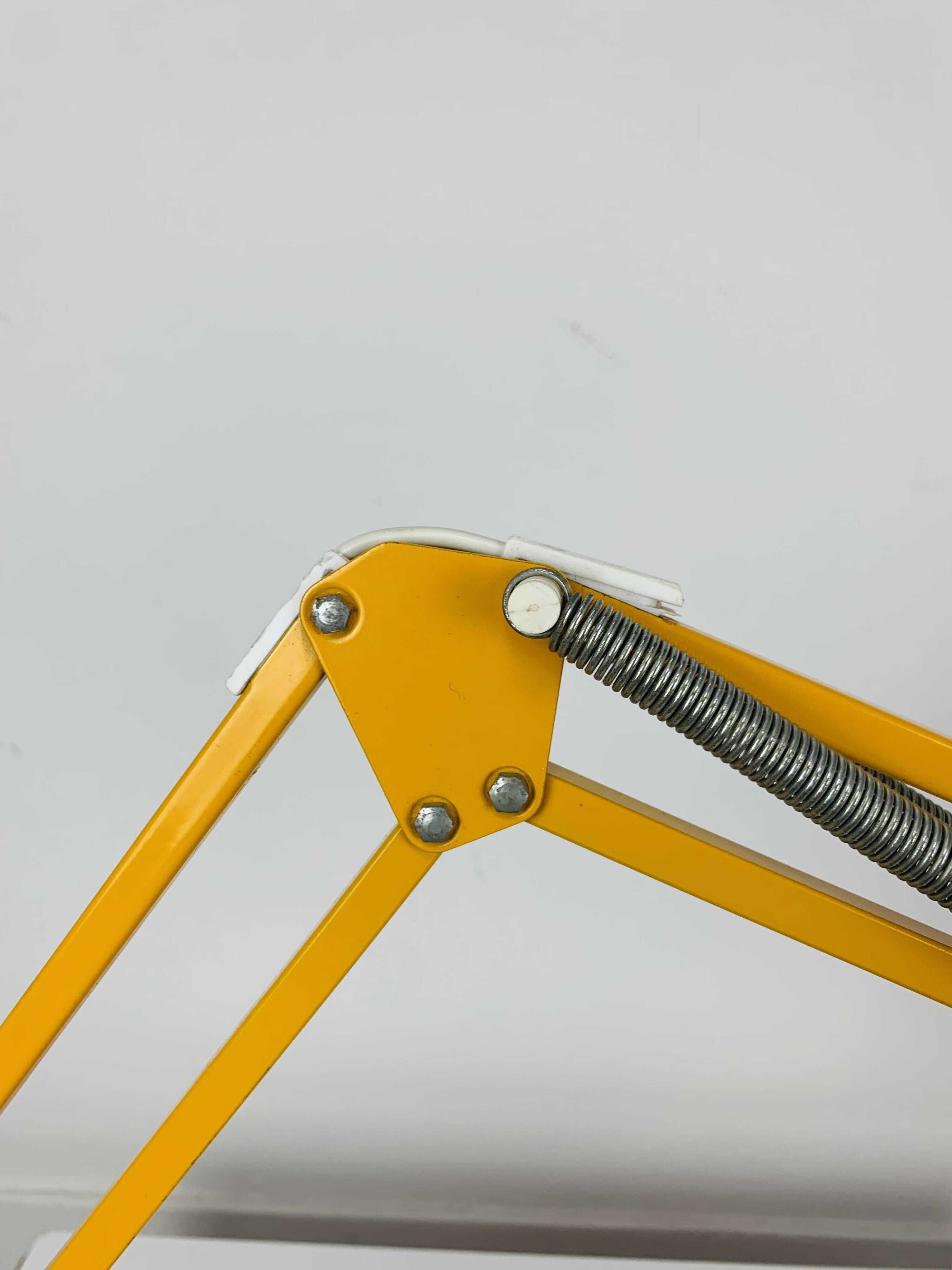 Habitat vintage articulated architect's lamp, yellow metal