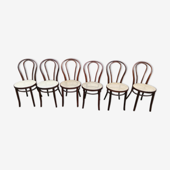6 Thonet bistro chairs