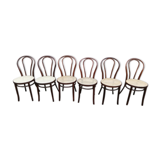 6 Thonet bistro chairs