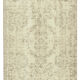 Hand-knotted turkish beige rug 165 cm x 273 cm