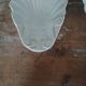 Pair of white earthenware shells 19th