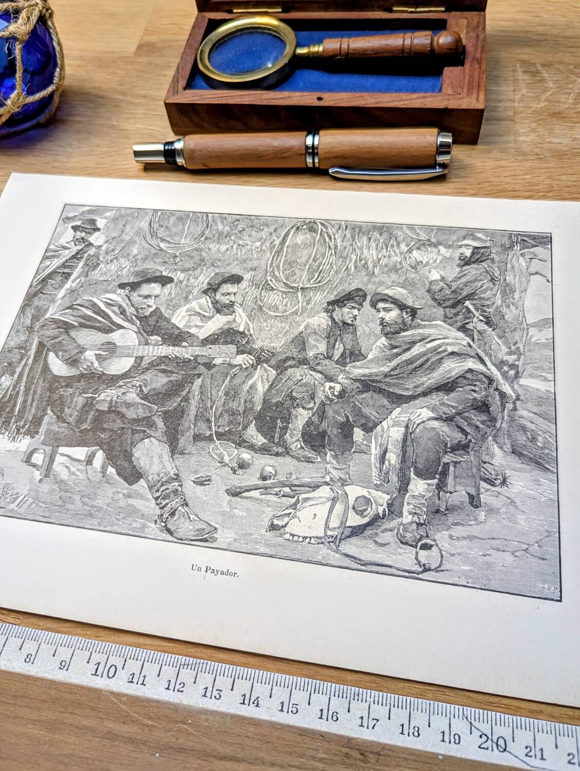 Printed in 1898, A Payador in Argentina.