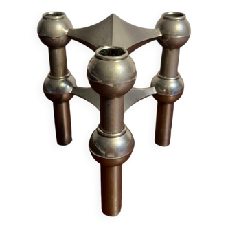 Nagel metal candlestick duo