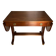 Desk sold / Empire style side table in mahogany with drawer.