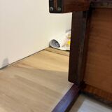 Coffee table in wood and ceramic tiles, Vallauris style